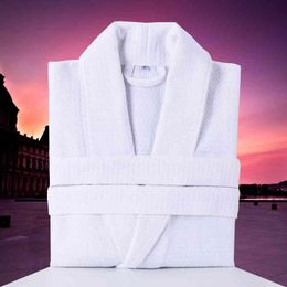 waffle robes Canada - 100% Cotton Men Bathrobe Summer White Plus Size XL Bath Robe Mens Waffle Robes for Women Long Dressing Gown Sleepwear