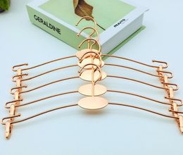 Non-Slip Underwear Rack Metal Hanger Rose Gold Clothing Store Bra Clips Fashion Exquisite Bardian Creative SN3257