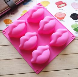 3D Mouth Lips Shaped Fondant Cake mould Silicone Mould For Polymer Clay Chocolate Mould Pastry Soap Candy Making Moulds Decoration Tools