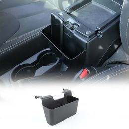 Black Car Hanging Armrest Storage Box Black Organiser For Jeep Wrangler JK JKU 2/4 Door 2011-2017 Interior Accessories