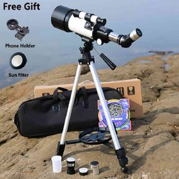 Professional Astronomical Telescope Powerful Monocular HD High Zoom 233X Large Objective FMC Gifts Children Apply Moon