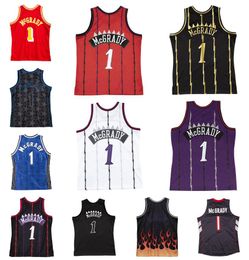 ed basketball jersey Tracy McGrady 1998-99 00-01 04-05 mesh Hardwoods classic retro jerseys Men Women Youth S-6XL