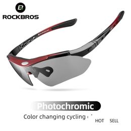 Photochromic Cycling Eyewear Lightweight Bike Sunglasses Myopia Frame Mountain UV400 Bicycle Goggles Accessories