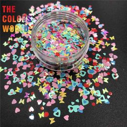 TCT-417 Colour Mix Shape Glitter Nail Decoration Body Art Tumbler Crafts DIY Handwork Accessories Festival Supplier