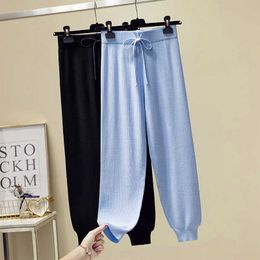 Women Autumn Winter Pant Pants Warm Female Casual Loose Harlan Long Trousers Plus Size L-3XL 210529