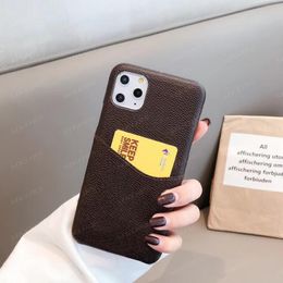 Letter Lx Flower Phone Cases for iPhone 13 13pro 12 Mini 12pro 11 11pro X Xs Max Xr 8 7 8plus 7plus Card Slot Holder Cover Case Shell