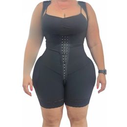 Hips Butt Lifter Front Closure Charming Curves Elastic Mesh Fabric Slimming Fajas Lace Skims Kim Kardashian Compression Garment 220307