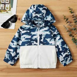 Baby / Toddler Boy Camouflage Hooded Jacket 210528
