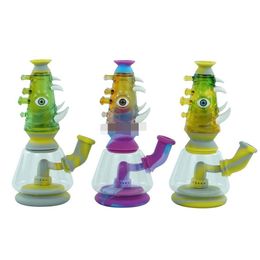 2021 new silicone smoking pipes unique Tobacco resin kits Smoking Pipes factory price Herb bong Smoking Accessories dab rig glass