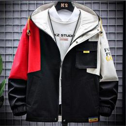 Men's Jackets Spring And Autumn Jacket 2021 Korean Trend Tooling Tide Brand Clothes Outerwear Coat