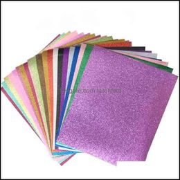 Packaging Paper Packaging, Printing & Office School Business Industrial Thermal Transfer Glitter Sier Heat Clothing Fabric For Tshirts Works