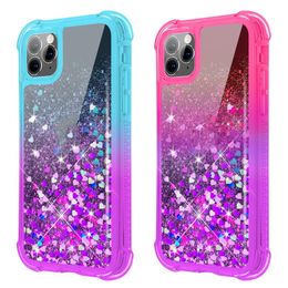 Cell Phone Cases For Samsung S21 Ultra Case Glitter Quicksand Liquid Cell Phone Cases Sparkle Shiny Bling Diamond Protective Cover Compatible with Galaxy Note 20 plu