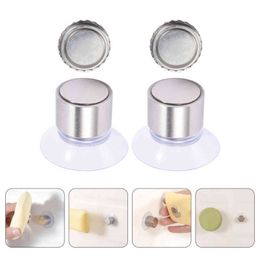 2 Sets of Creative Magnetic Soap Holders Bathroom Wall Hanging Soap Holders 211119