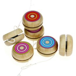 1Pcs Yoyo Wooden Toys 4.5cm Wooden YO-YO Ball Spin Professional Yo-yo Classic Toys For Child Gift G1125