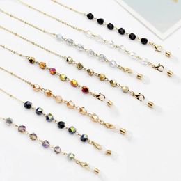 2022 Fashion Pearl Fine-grain Glasses Chain Simple Non-slip Anti-lost Sunglasses Rope Pearl Lanyard Vintage Mask Lanyard Chain