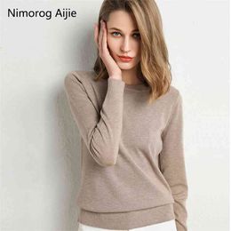 Autumn Winter sweater women Knitted Pullover Women Sweater s Plus Size Cashmere Round neck tops 210922