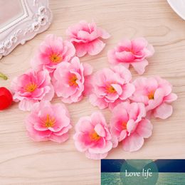 10pcs Artificial Peach Blossom Flower Head Home Garden DIY Party Decoration W315