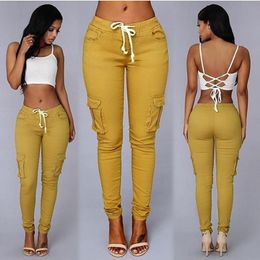 Womens Pants Capris Elastic Sexy Skinny Pencil Jeans for Women Leggings Woman High Waist Thin-section Denim