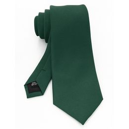 Classic Mens Tie 8cm silk Jacquard Necktie Solid Green Red Black Ties For Man Business Wedding Party Gift