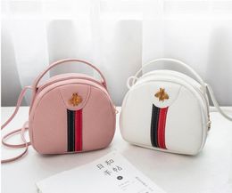 Lovely Girl Handbags Fashion Kids PU Leather Bags Girls One-Shoulder Bag Lady Handbag 5 Colors