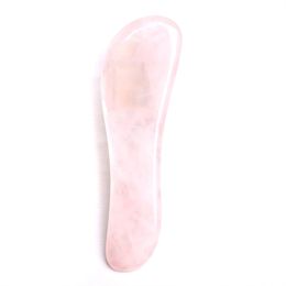 12-13 Rose Quartz Crystal Face Massager Gua Sha Tool Acupoint treatment Massages