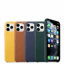 Original Leather Cases For iPhone 15 14 Plus 13 12 11 Pro Max Xs Max Xr X Luxury PU Protective Shell