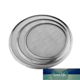 6/7/8/9/10 Inch Pizza BBQ Pan Aluminium Thicken Non-stick Net Round Barbecue Mesh Pan Baking Tray Kitchen Tool for Bakeware Factory price expert design Quality Latest