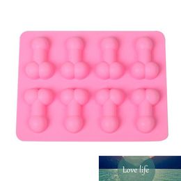 New Arrival Funny Sexy Penis Silicone Cake Mold Chocolate Ice Tray 8 Silicone Molds DIY Holes Cube Ice
