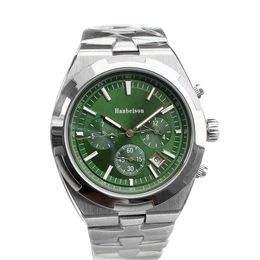 NEW mens watch Green face Glass bottom cover Automatic movement Rose gold Wristwatches Montre De Luxe