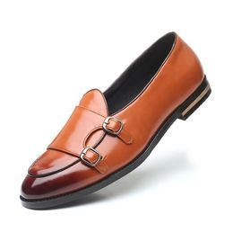 Size 6-13 Spring Autumn Mens shoes Penny Loafers Genuine Leather Hand Painted Slip On Dress Men Wedding Casual Business Shoe