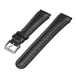22mm Leather Bracelet Watch Band Wristbands Unisex Replacement Strap with Buckle Casual Fashion Ergonomic for Suunto X-lander H0915