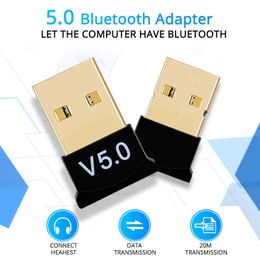 USB Bluetooth 5.0 Receiver Wireless Aux Audio Music Stereo Dongle Adapter for PC Laptop Accessories Adaptador Bluetooth V5