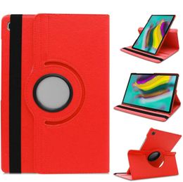 360 Degree Rotating Lichee PU Leather Tablet PC Cases & Bags Stand Cover for iPad 10.2 Mini 12345 Air Air2 pro 9.7 10.5 Samsung Tab T515 T585 T590