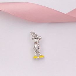 925 Sterling Silver Beads Classic Miki Pendant Charms Fits European Pandora Style Jewelry Bracelets & Necklace 397394EN06 AnnaJewel