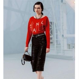 Autumn Luxury Brand Women Pullovers Letter Beads Female Embroidery High Quality Sweaters Ladies Fashion Casual Tops 210922