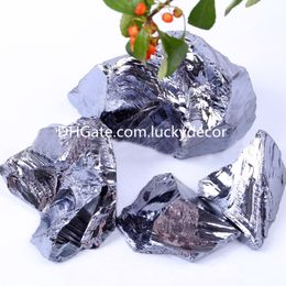 500g Natural Terahertz Wave Hematite Gemstone Max Strength Energy Stone Healing Power Therapy Raw Rough Crystal Mineral Rock for Pain Relief