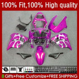 Injection Bodywork For KAWASAKI NINJA ZX-9R ZX900 900CC 1998-2003 Body 25No.149 ZX9 9 Metallic Rose R ZX 9R 900 CC ZX9R 00 01 02 03 ZX-900 2000 2001 2002 2003 OEM Fairing Kit