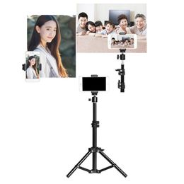 -Штатики Pogogrape штата для мобильного телефона с кольцевой лампой Camara Selfie Light Stand Bracket YouTube Makeup Video Live Po Studio