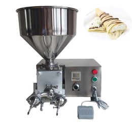 385W Different heads jam cream butter core inject bread filling machine/electric puffs filler Injection machine