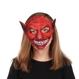 Halloween Mardi Gras Party Horror Half Face Mask for Adult Men & Women EVA Masquerade Ball Props HD13057