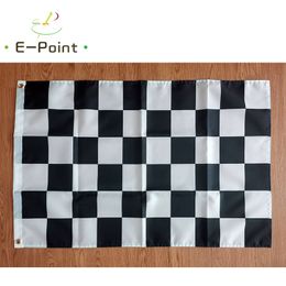 Chequered Flag Checker Race Racing 3*5ft (90cm*150cm) Polyester flag Banner decoration flying home & garden flag Festive gifts