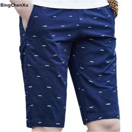 Shorts Men Casual Beach Shorts Homme Quality Bottoms Elastic Waist Fashion Brand Boardshorts Plus Size 5XL 638 210622