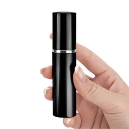 DHL Refill Bottle Black Colour 5ml 10ml Empty Bottles Mini Portable Refillable Perfume Atomizer Spray Container 5cc 10cc Cosmetic Bottles Support DH8886