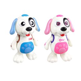 Bambino Giocattoli elettrici per bambini Bambola Dancing Intelligent Robot Dog Toy con luci e suoni per bambini regalo robot cane camminare cucciolo giocattoli