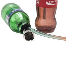 -Tubo Nuove bottiglie di sprite Creative Coke Uniche Bruciatore a olio d'acqua Rimovibile Easy Bruciatore per il fumo di tabacco