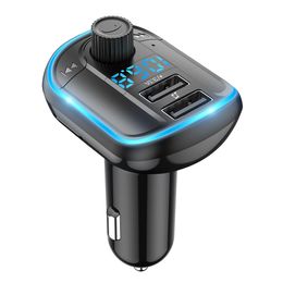 T829S Car charger BT MP3 Player Dual USB Fast Charge Hands-Free Call Bluetooth 5.0 Lossless Music