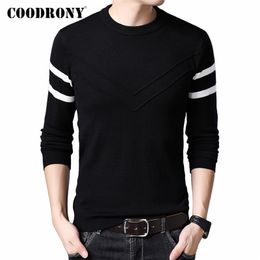 COODRONY Brand Sweater Men Casual O-Neck Pull Homme Autumn Winter Warm Knitwear Sweaters Pullover Men Jersey Hombre C1011 201022