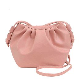 HBP Non-Brand cloud Korean version versatile PU trend candy color one shoulder cross carrying dumpling bag 2 sport.0018