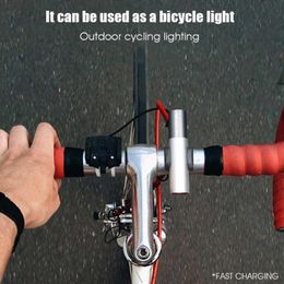 Bike Handlebars &Components USB Rechargable Mini LED 3 Lighting Mode Waterproof Torch Zoom Stylish Portable Suit For B