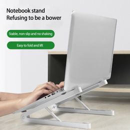 Hot Sell Lightweight Laptop Cooling Stand Plastic Vertical Laptop Stand Foldable Tablet Stand Bracket Laptop Holder for MacBook